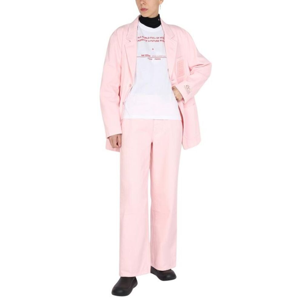 RAF SIMONS Oversized Graphic T-Shirt Women WHITE T-Shirts & Tops